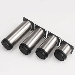 4 Uds. Patas ajustables para muebles de 50mm-300mm, patas para muebles de acero inoxidable, patas para muebles, mesa, sofá cama, patas para muebles