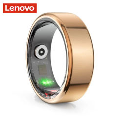 Anillo Inteligente Lenovo con Monitor de Ritmo Cardíaco, Presión Arterial, Sueño y Seguimiento de Movimiento, Resistente al Agua IP68, para Hombres y Mujeres, Regalo Ideal para las Fiestas