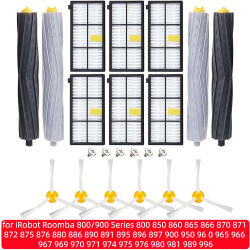 Para iRobot Roomba 800/900 Series 800 850 860 865 866 870 880 886 890 900 950 960 965 966 967 970 980 996 Accesorios de repuesto