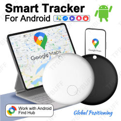 Rastreador GPS inteligente funciona con Google Find my dispositivo rastreador mascota niños equipaje seguimiento de llaves posicionamiento preciso Global Bluetooth