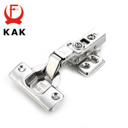 Bisagra KAK serie C, bisagras hidráulicas para puerta de acero inoxidable, amortiguador, cierre suave para armario, herrajes para muebles
