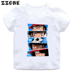 Camisetas con estampado de Capitán Tsubasa Le Petit Footballer para niños, ropa divertida para niñas, camiseta para bebés, camisetas de verano para niños, ooo2309
