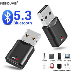 Receptor adaptador de auriculares de Audio inalámbrico para consola de juegos PS5, PS4, auriculares para PC, transmisor de Audio Bluetooth 5,3