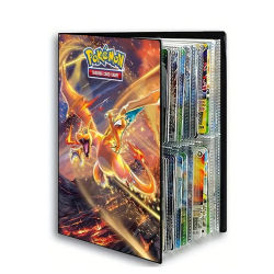 Álbum para 240 Tarjetas Pokémon, Carpeta para Tarjetas de Juego VMAX, Colección de Tarjetas, Juguete de Regalo (Tarjetas no incluidas)