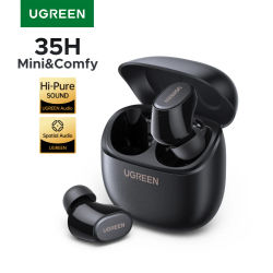 Audífonos Inalámbricos UGREEN Dots con Bluetooth 6.0, Audífonos Intrauditivos Ligeros, Sonido de Bajos Profundos, 35 Horas de Reproducción, Audífonos con Aplicación