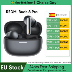 Audífonos Originales Xiaomi Redmi Buds 8 Pro Versión Global TWS Bluetooth 5.4 AI Clear Call 3 MIC Cancelación Activa de Ruido de 55dB