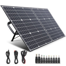 Cargador solar plegable de la célula solar del cargador USB del módulo solar del panel solar 100W