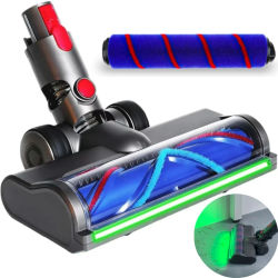 Cabezales de Repuesto para Aspiradora, para Dyson V15 (SV22 SV47), V11 (SV14 SV15 SV17 SV28), Rodillo de Cepillo Motorizado Antienredos con Luz LED, Cabezal de Aspiradora Inalámbrica de Liberación
