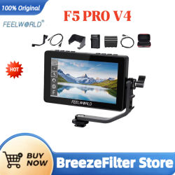 Monitor de Campo para Cámara DSLR FEELWORLD FW568 V3 de 6 Pulgadas con 3D LUT Full HD 1920x1080, Compatible con Salida HDMI para Transmisión en Vivo