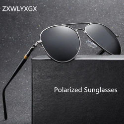 Gafas de sol polarizadas para hombre, gafas de sol clásicas de piloto a la moda, gafas de sol para pescar y conducir, gafas de sol para mujer