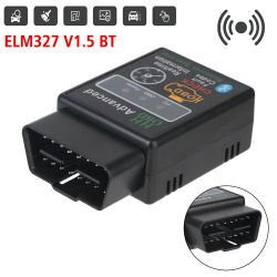 Adaptador de interfaz OBD2, lector de código, escáner de diagnóstico de coche, Bluetooth V1.5, Detector para IOS/Android, accesorios de coche ELM327