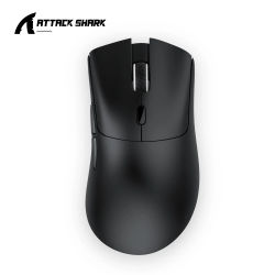 Ratón inalámbrico para jugadores Attack Shark R1, PAW3311 1KHZ 18000dpi, ratón Bluetooth, ratón Macro para juegos, alfombrilla para ratón/pc