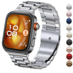 Correa de reloj para Huawei Watch Fit 4 pro-fit4-3 Correa Smartwatch Correa pulsera de acero inoxidable para Huawei Fit 3 2 pulsera de Metal