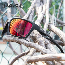 Kapvoe gafas de pesca polarizadas gafas de sol para montar en bicicleta máscara protectora antiniebla gafas de sol de seguridad de cara completa UV400