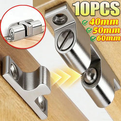 Pestillo de Bola para Puerta de Mueble de 40/50/60mm, de Latón, con Doble Rodillo y Resorte, Cierre de Bola para Armario y Puerta, con Tensión Ajustable