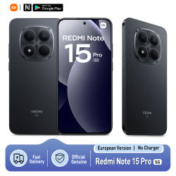 Xiaomi Redmi Note 15 Pro 5G Versión Global 256GB/512GB Pantalla AMOLED 6,83" 1.5K 120Hz, Cámara 200MP, MTK Dimensity 7400-Ultra, NFC, IP68, Sin Cargador