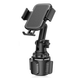 Soporte Universal para teléfono de coche, soporte ajustable para teléfono móvil, soporte para taza de coche para iPhone 14, 13, 12 Por MAX, Huawei y Samsung