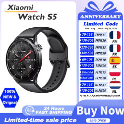 Versión Global Xiaomi Watch S5 Smartwatch Pantalla AMOLED de 1.48" 21 Días de Autonomía Monitoreo de Salud Durante Todo el Día Más de 150 Modos Deportivos