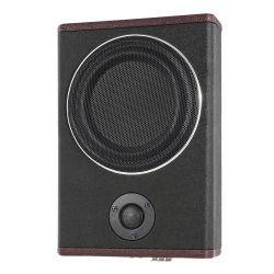 Subwoofer de rango completo para coche de 8 pulgadas, estéreo ultrafino para coche debajo del asiento, Audio activo, agudos, graves, amplificador incorporado, altavoz DC 12V 600W