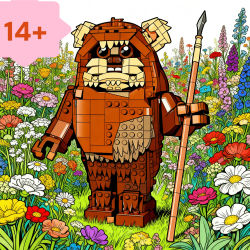 Nuevo y creativo modelo de robot de construcción MOC de 1010 piezas con diseño de oso, juguete de ensamblaje de ladrillos, regalo para adultos, decoración del hogar 2026