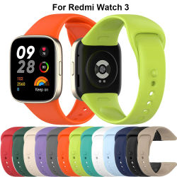 Correa de reloj para Redmi Watch 3 Original SmartWatch pulsera de silicona para Xiaomi Redmi3 accesorios Correa