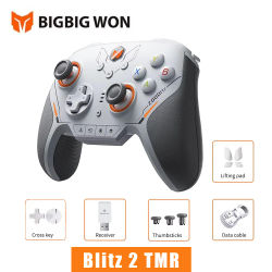 BIGBIGWON Blitz 2 Star Flash inalámbrico Bluetooth Gamepads controladores para NS PC juego de vapor personalizado entrega Local Arabia Saudita
