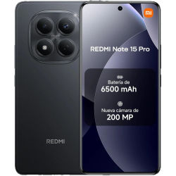 Móvil Xiaomi Redmi Note 15 Pro 4G Libre 8GB+256GB / 12GB+512GB, pantalla AMOLED FHD+ 6.77", MediaTek Helio G200 Ultra, cámara 200 MP, batería 6500 mAh (Cargador no incluido)