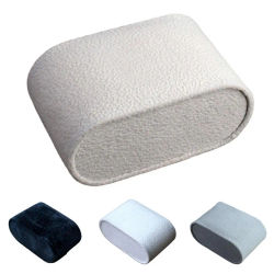 Almohada de exhibición de relojes, vitrina de joyería totalmente rellena de terciopelo, soporte de exhibición de pulsera, suministros de almohada de anillo para joyería