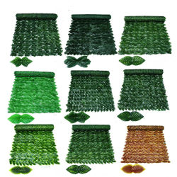 Para el hogar, jardín al aire libre, decoración de balcón, planta falsa, hiedra Artificial, seto, valla de hoja verde, valla de privacidad Artificial