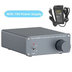 Fosi Audio TDA7498E amplificador de potencia de sonido de 2 canales receptor de Audio Mini amplificador HiFi altavoces de cine en casa 160W x 2 amplificador