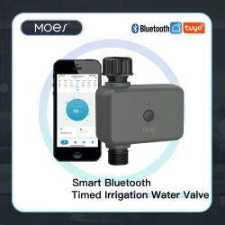 Moes Smart Tuya Temporizador de agua Bluetooth Temporizador de riego programable con riego automático y manual