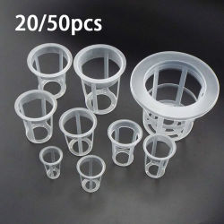 Malla de colonización hidropónica para cultivo de plantas y flores, soporte de cesta para tazas de vivero, macetas verticales para plantar vegetales de jardín D4
