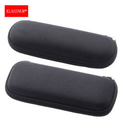 KLASSNUM Estuche para gafas negro, gafas de lectura, bolsa dura, caja con cremallera, contenedor para gafas de sol, estuche para gafas para hombres y mujeres, venta al por mayor