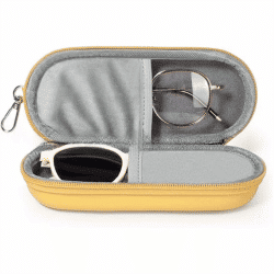 Estuche Doble para Gafas, Resistente y Portátil, Estuche Simple para Dos Pares de Gafas de Sol, Caja de Almacenamiento Doble para Gafas para Hombre y Mujer