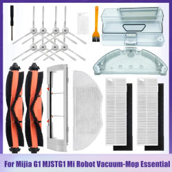 Para Xiaomi Mijia G1 MJSTG1 Mi Robot aspirador mopa esencial aspiradora lateral/cubierta de cepillo principal filtro Hepa paño de mopa piezas