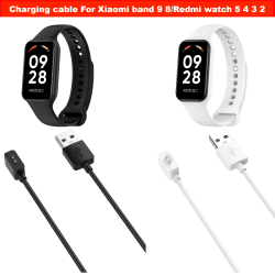 Cargador USB para Xiaomi smart band 10 9 8 NFC 9 8 pro adaptador activo para redmi watch 5 4 3 2 active lite cable de carga