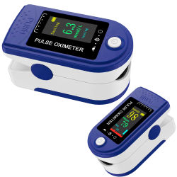 Medidor de Glucosa en Sangre No Invasivo 2 en 1 con Oxímetro de Pulso, Sin Necesidad de Pinchar, Monitor de Frecuencia Cardíaca SpO2, Detector de Salud con Pantalla OLED