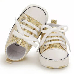 Meckior, nuevas zapatillas de lona Flash para bebés, zapatos deportivos para bebés, niños y niñas, primeros caminantes, zapatos antideslizantes de suela blanda para bebés
