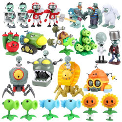 Nuevas plantas vs Zombies juguetes figuras de acción Gargantuar Robot planta Zombie juego Fan figuritas muñeca juguetes para niños regalos de cumpleaños