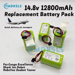 Batería de Repuesto Original de 14.8V 128000mAh para Conga Excellent 990 1090 1790 1990 Deebot N79S N79 DN622 Robovac 11 Tesvor X500