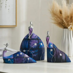 Figuras femeninas estéticas, decoración del hogar, sala de estar, mueble de TV, adornos de escritorio de oficina, pintura, estatua de niña, escultura artística