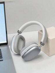 Auriculares Bluetooth Inalámbricos Over-Ear, Auriculares HiFi para Música y Juegos, Cómodos con Micrófono para iPhone, Android, PC, Viajes, Deportes, Regalo Unisex