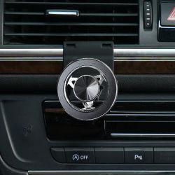 Magsafe soporte para teléfono de coche, soporte para GPS, clip para teléfono para Audi A6 C7 2012-2018, accesorios para iPhone 12-18