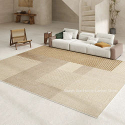 Alfombras modernas de gran tamaño para el hogar, alfombra decorativa corta de terciopelo para sala de estar, alfombra antideslizante lavable para dormitorio y oficina