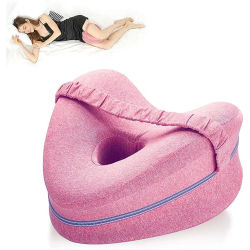 Almohada de algodón con memoria corporal para piernas, almohada de espuma para el hogar, ciática ortopédica para dormir, articulación de cadera y espalda para aliviar el dolor, cojín para pierna y