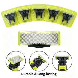Compatible con los modelos de afeitadora Philips QP2520, QP2630, QP6510, QP6523 y el removedor de vello nasal de cabezal pequeño.