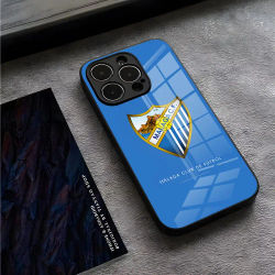 M-MalagaS FC Football Phone Case For IPhone 16 Pro Max 14 17 Air 12 15 11 13 Mini X XR XS Max SE Glass Cover