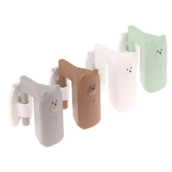 Protector de puerta antipinzamiento fácil de instalar, protección de seguridad para niños, bloqueo de seguridad para bebés, protector de dedos de silicona antideslizante