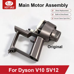 Para Dyson V10/SV12: Repuesto original del cabezal del motor, carcasa del mango, filtro del motor y conjunto del depósito de polvo para aspiradora robot.