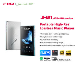 FiiO JM21(4+64GB) Android 13 Reproductor de música de alta resolución MP3 con Snapdragon 680, Bluetooth WiFi USB DAC